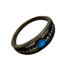 Small Blue Stone Ring